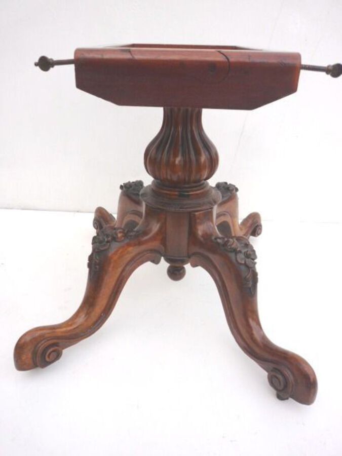 Antique Victorian Shaped Burr Walnut Breakfast Table 