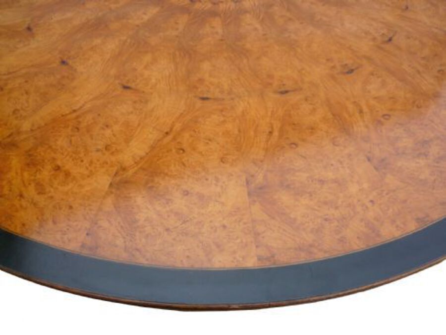 Antique Edwardian Satinwood Round Dining Table