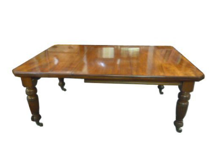 Victorian Walnut Extending Dining Table 