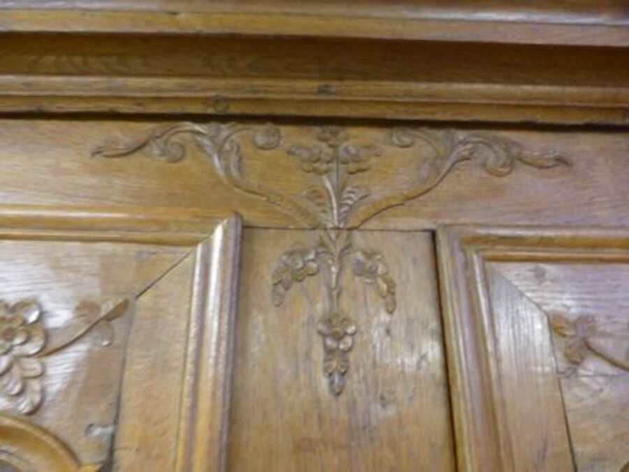 Antique 18th Century Oak French Armoire