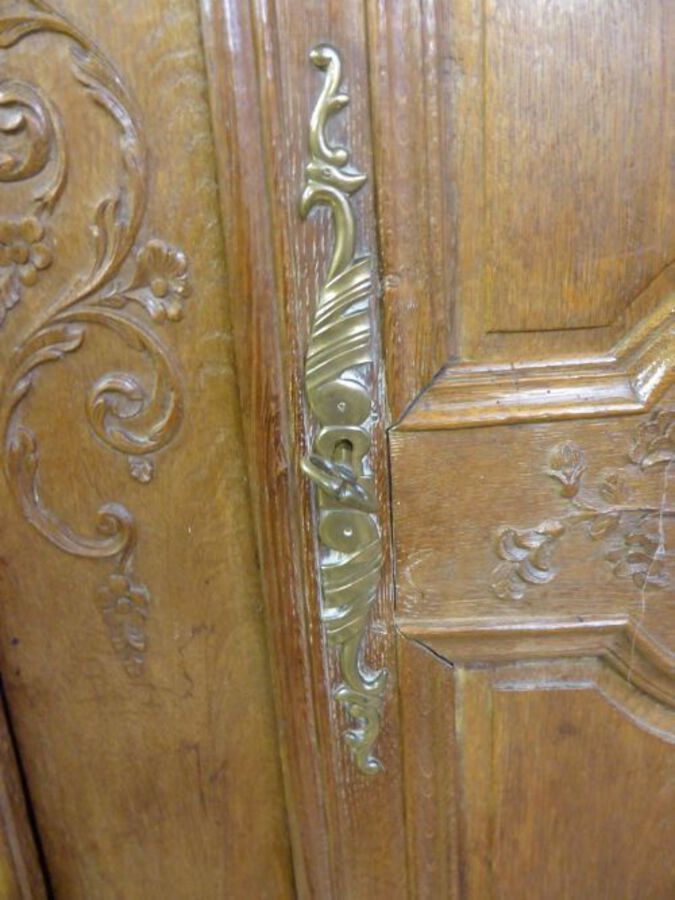 Antique 18th Century Oak French Armoire