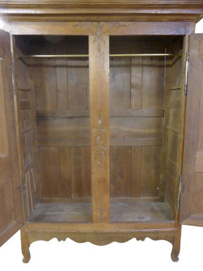 Antique 18th Century Oak French Armoire