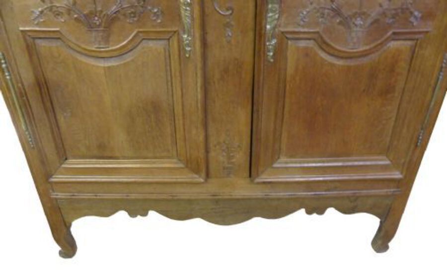 Antique 18th Century Oak French Armoire