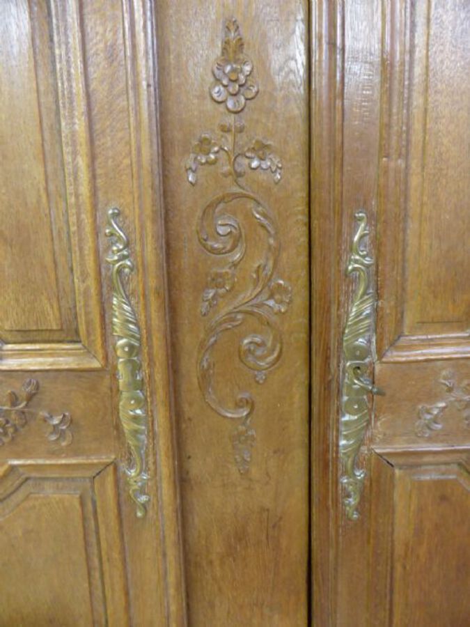 Antique 18th Century Oak French Armoire