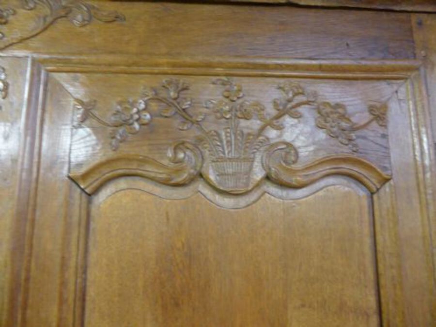 Antique 18th Century Oak French Armoire