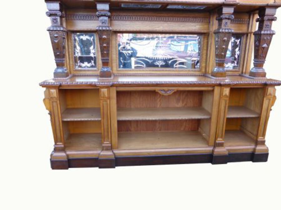 Antique 9ft Holland and Sons Hunstmens Bar