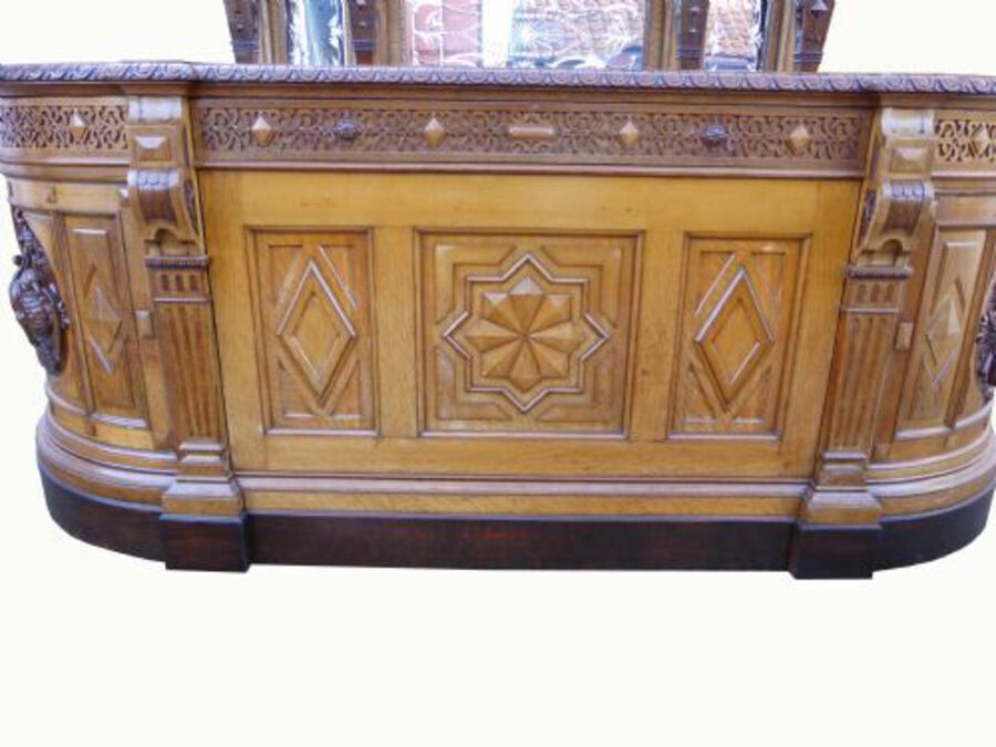 Antique 9ft Holland and Sons Hunstmens Bar