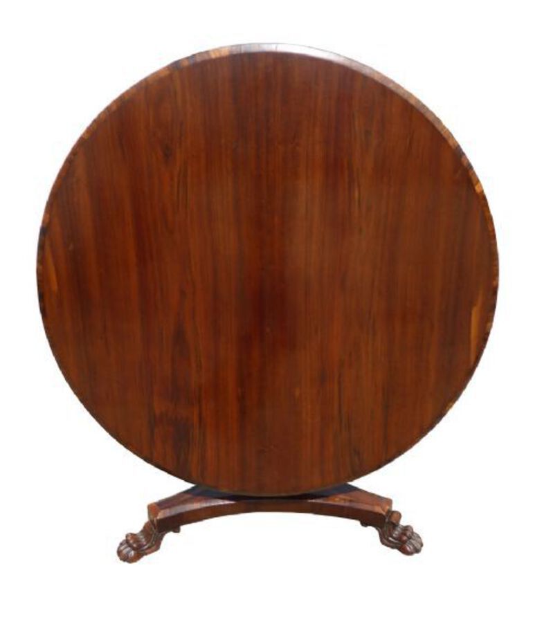 William IV Rosewood Tilt Top Table