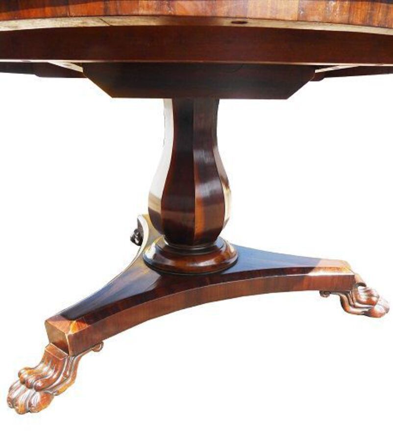 Antique William IV Rosewood Tilt Top Table