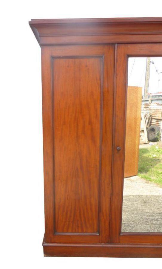 Antique Victorian Triple Wardrobe