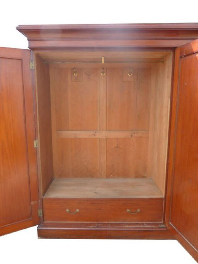 Antique Victorian Triple Wardrobe