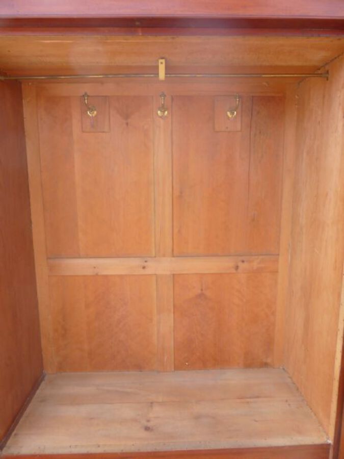 Antique Victorian Triple Wardrobe