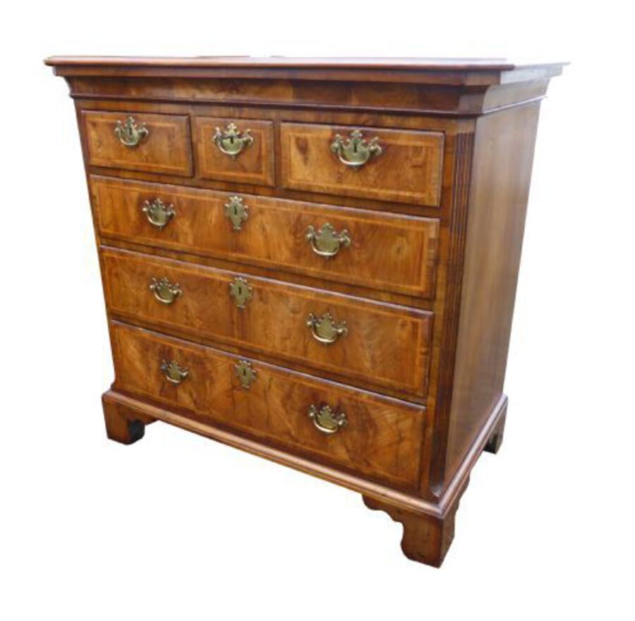 Antique George III Walnut Chest of Drawers