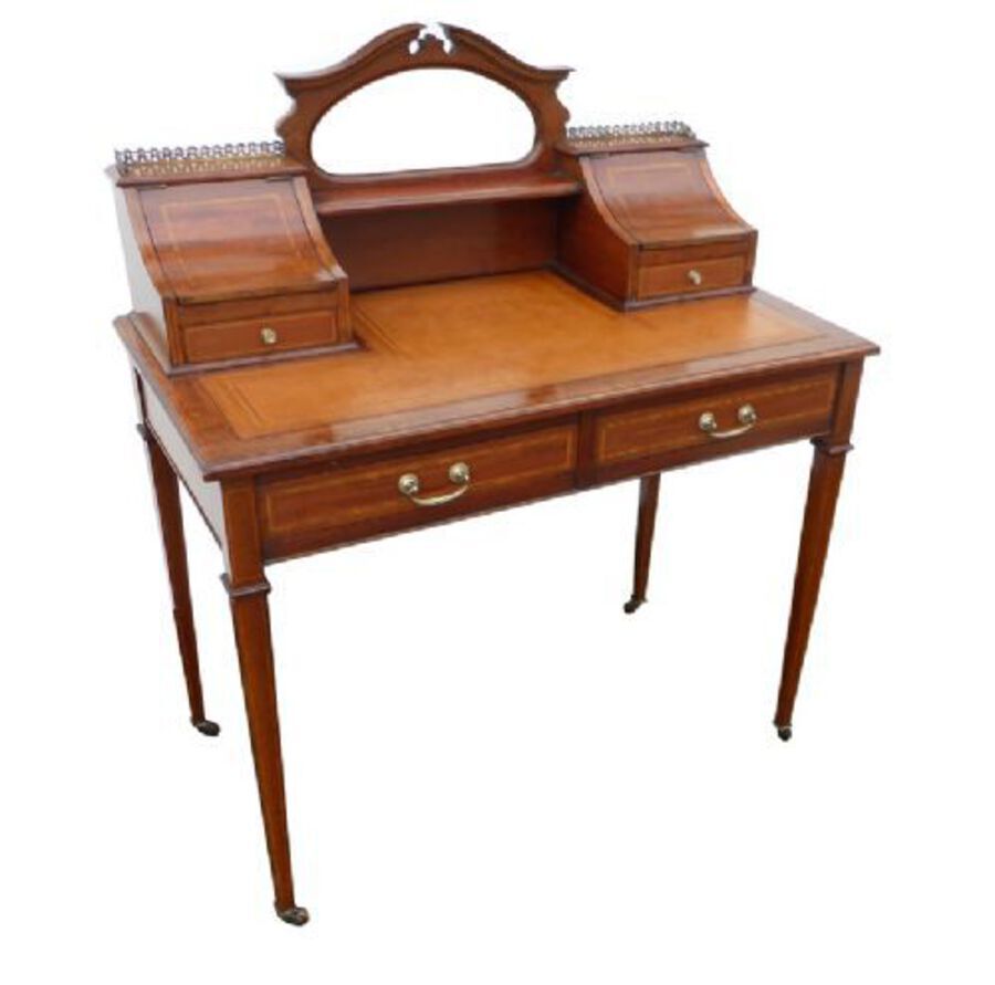 Edwardian Mahogany Carlton House Style Desk