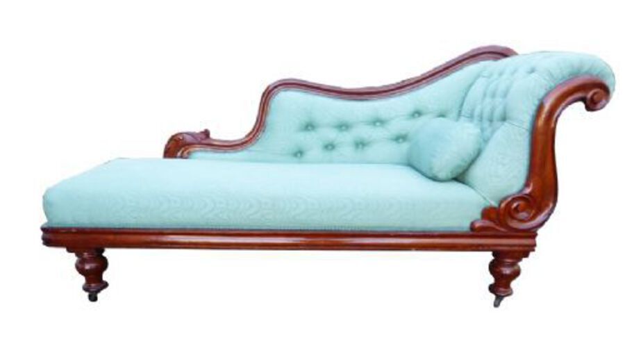 Victorian Mahogany Chaise Longue