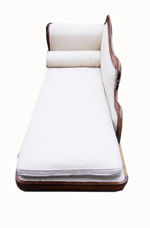 Antique Victorian Mahogany Chaise Longue