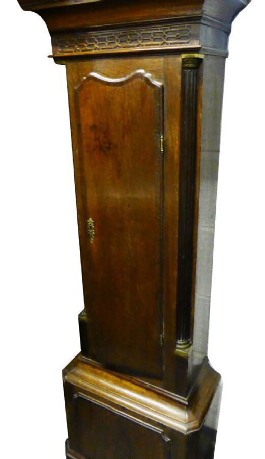 Antique Oak Grandfather Clock by Mann & Wall of Coventry Circa 1785