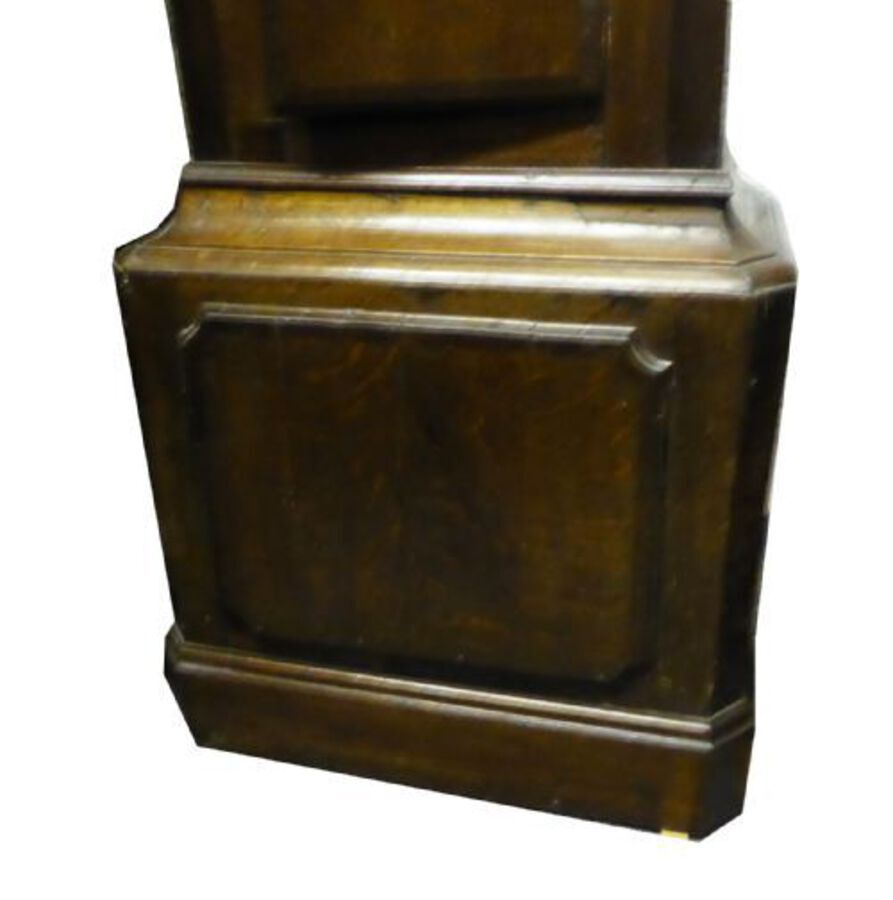 Antique Oak Grandfather Clock by Mann & Wall of Coventry Circa 1785