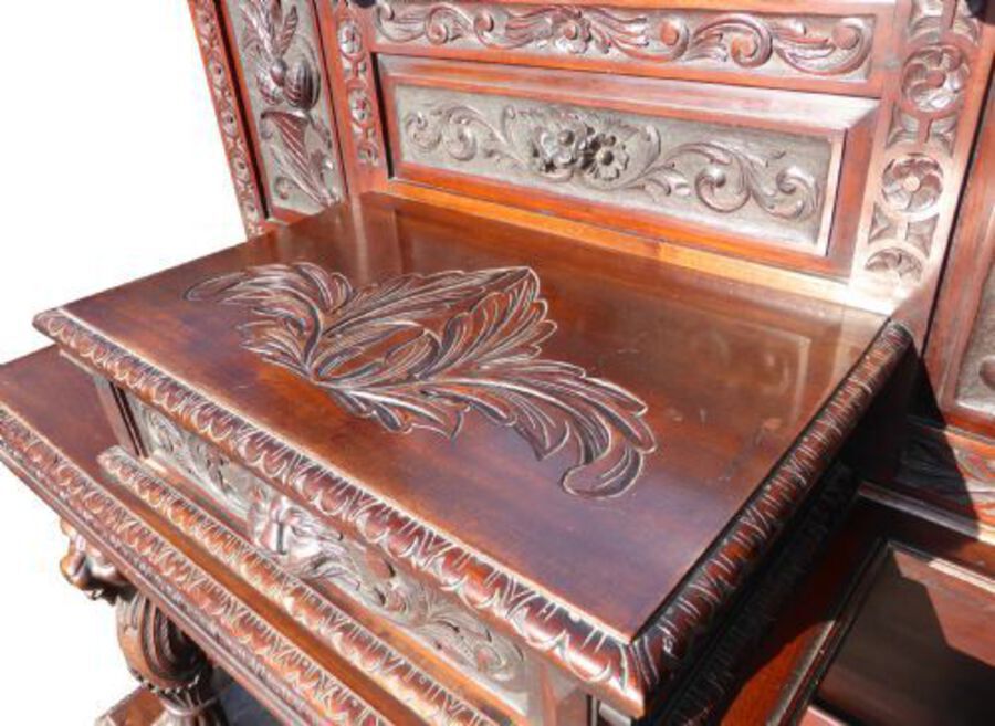 Antique Superb Quality Solid Mahogany Victorian Hall Stand