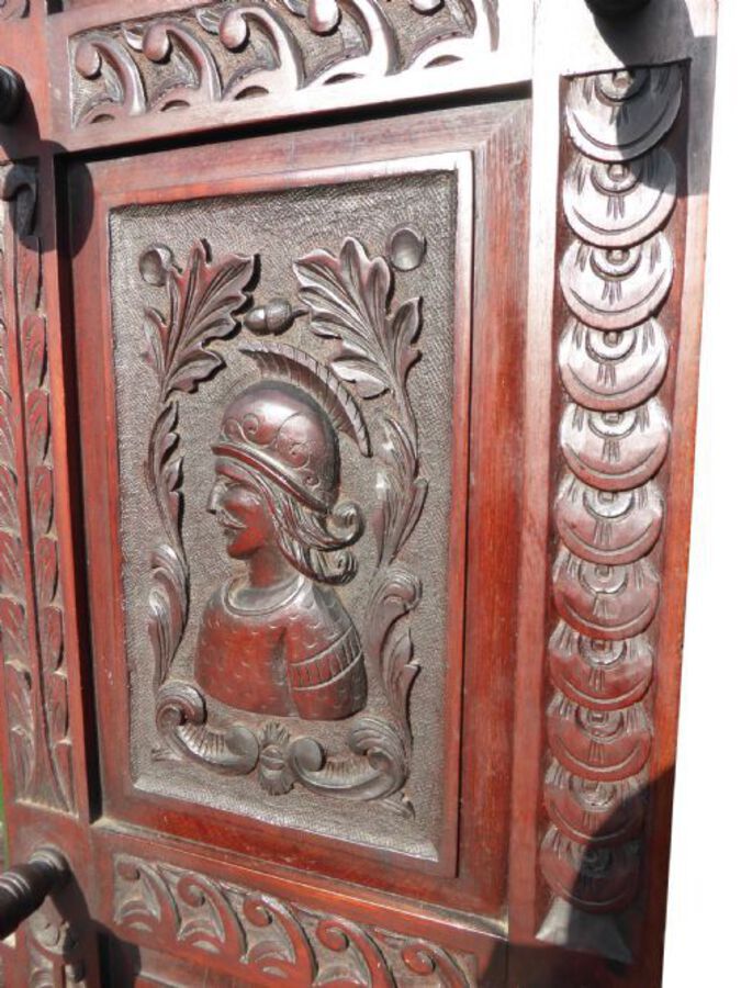 Antique Superb Quality Solid Mahogany Victorian Hall Stand