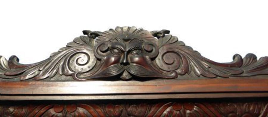 Antique Superb Quality Solid Mahogany Victorian Hall Stand