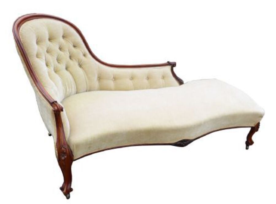 Antique Victorian Chaise Longue