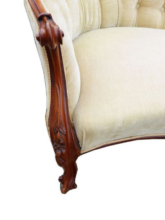 Antique Victorian Chaise Longue