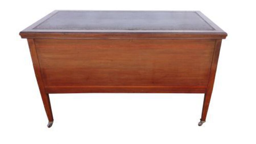 Antique Edwardian Marquetry Inlaid Writing Table