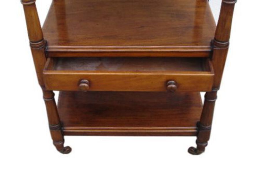 Antique Victorian Mahogany WhatNot Dumbwaiter