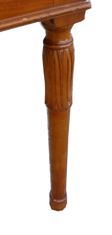 Antique Edwardian Satinwood Carlton House Style Writing Desk