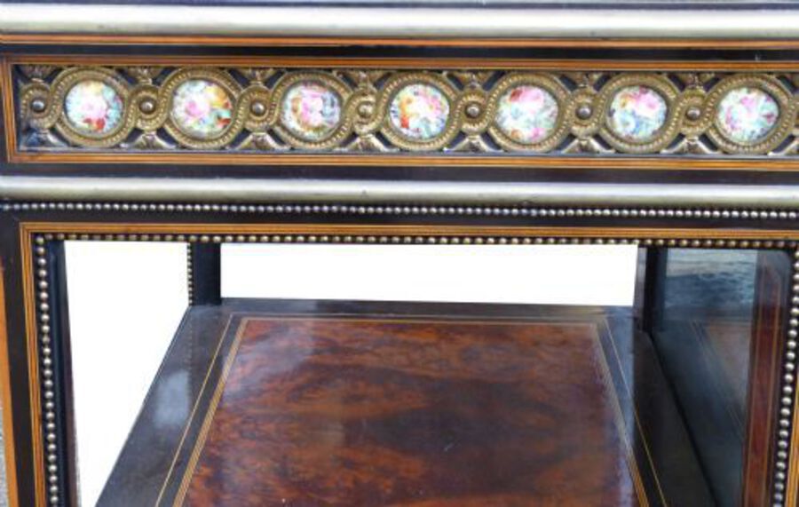 Antique 19th Century Amboyna and Walnut Cabinet