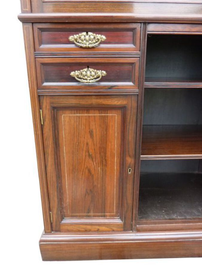 Antique Edwardian Rosewood and Inlaid Chiffonier/Sideboard