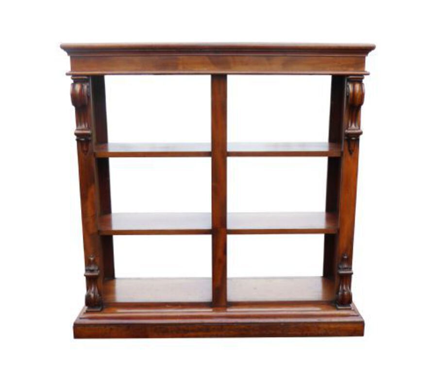 Antique Unusual Victorian Mahogany Partners Bookcase