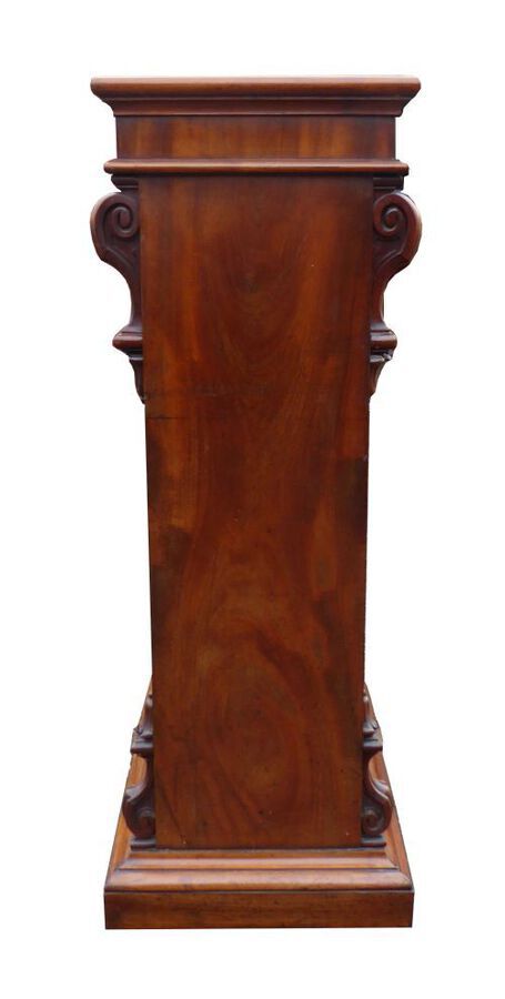 Antique Unusual Victorian Mahogany Partners Bookcase