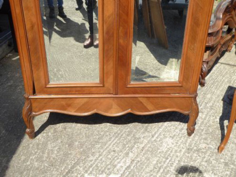 Antique 19th Century French Walnut Rococo Bedroom Suite