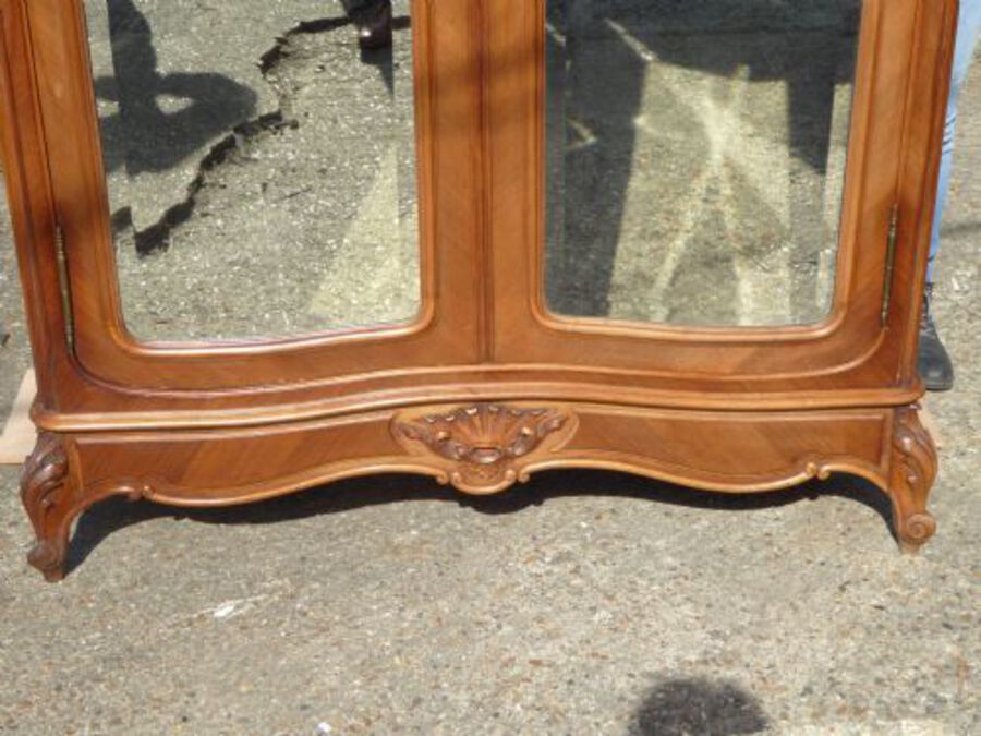 Antique 19th Century French Walnut Rococo Bedroom Suite