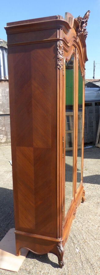 Antique 19th Century French Walnut Rococo Bedroom Suite