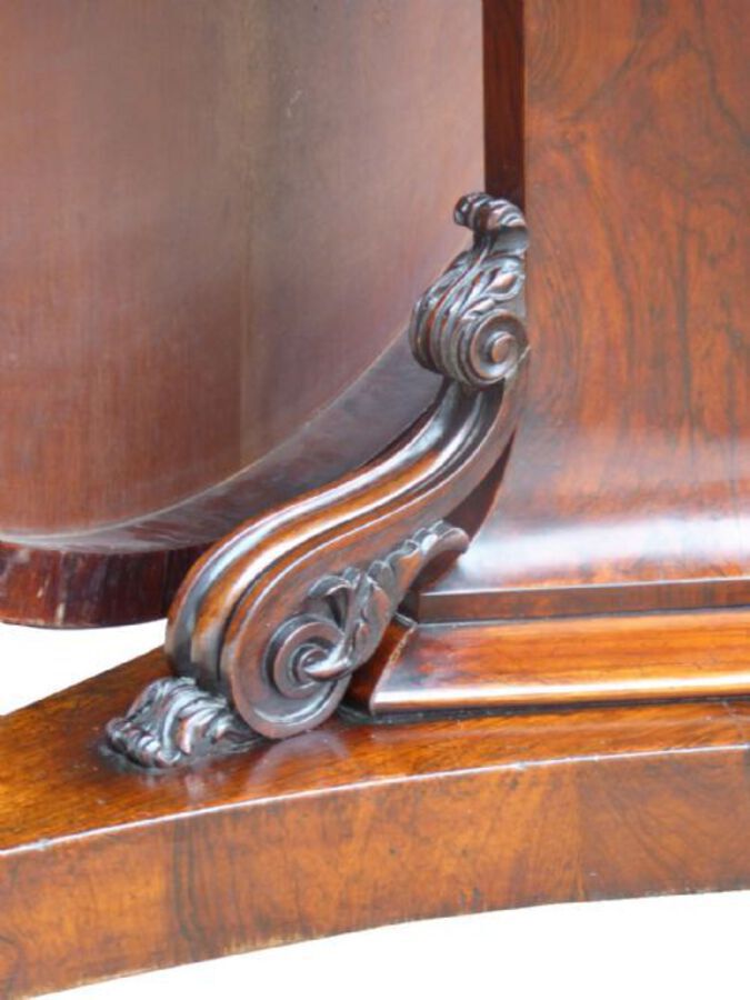 Antique Regency Rosewood Circular Breakfast Table