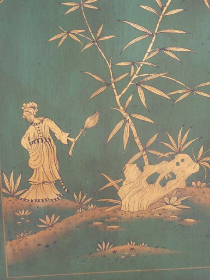 Antique 18th Century Chinoiserie Bureau