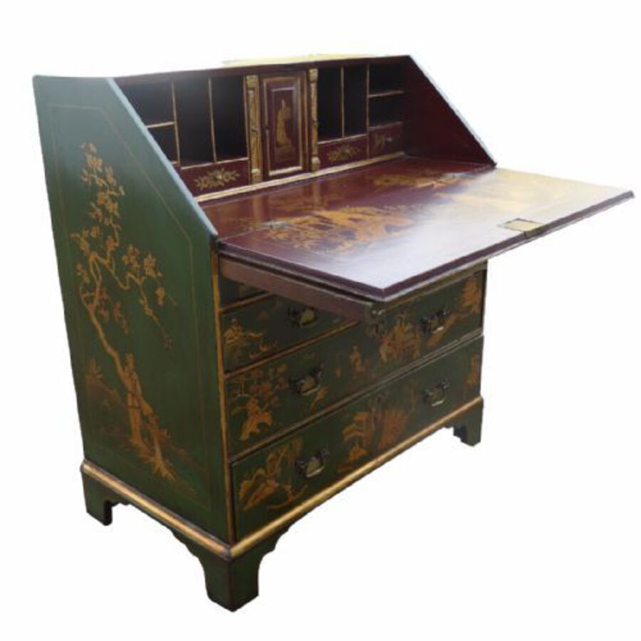 Antique 18th Century Chinoiserie Bureau