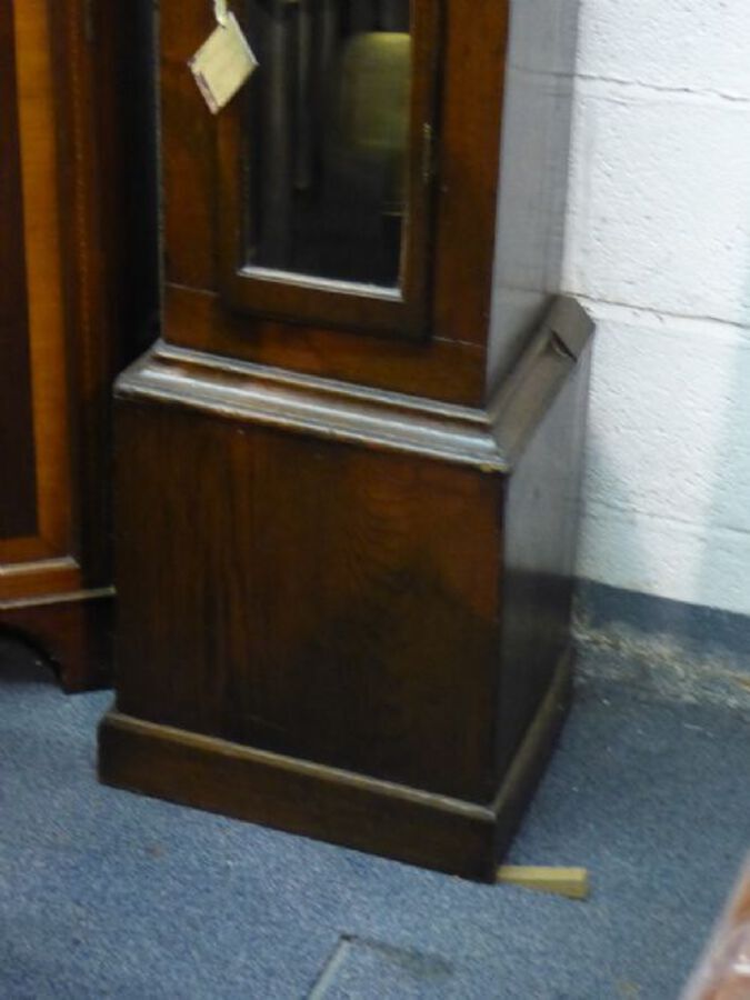Antique 9 Tube Grandfather Clock Inscribed Gilbert Kidd of Malton