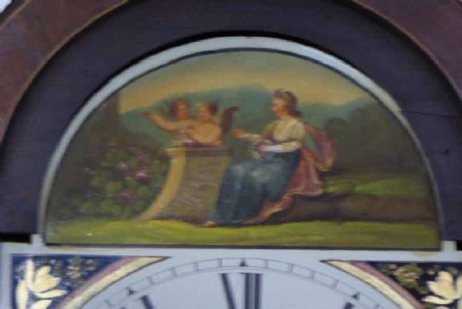 Antique 19th Century Longcase Clock by Charles Denham of Durham