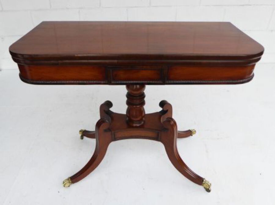 George III Mahogany Card Table