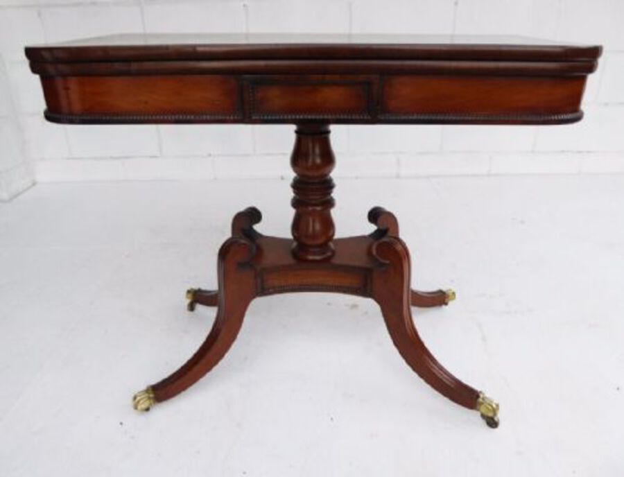Antique George III Mahogany Card Table