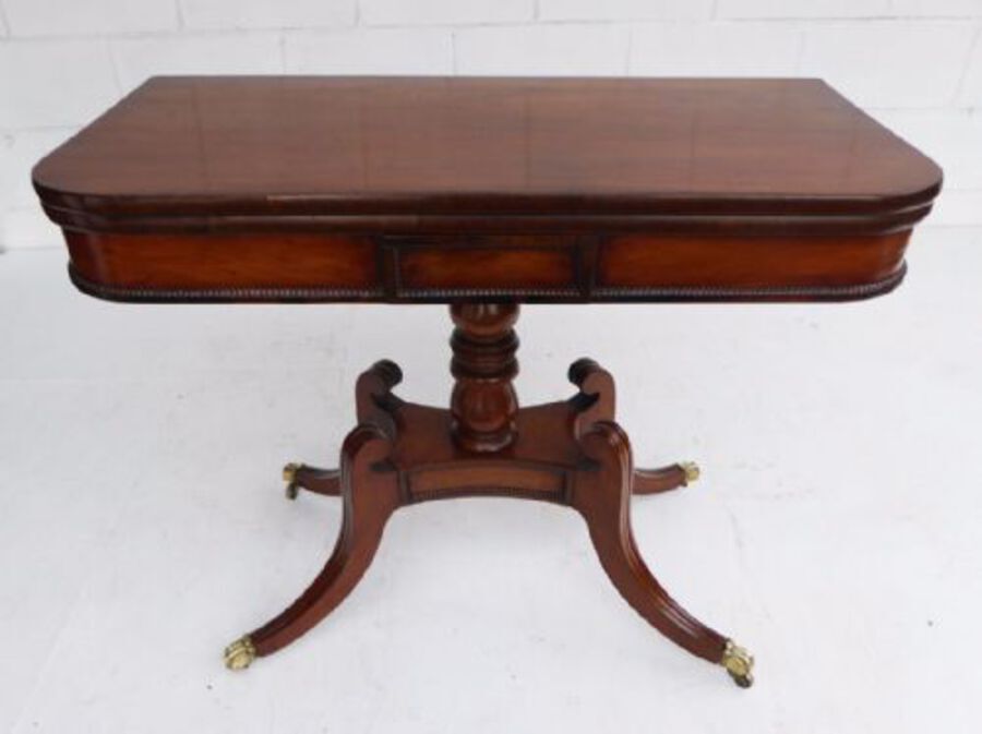 Antique George III Mahogany Card Table