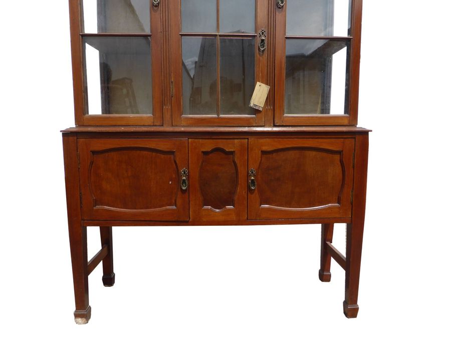 Antique Edwardian Mahogany Display Cabinet