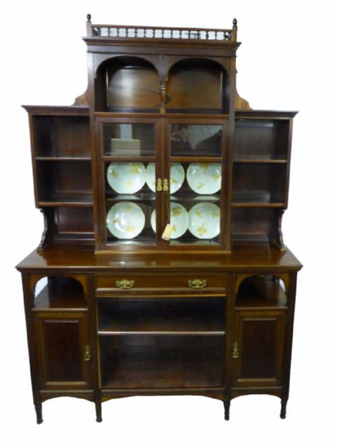 Antique Mahogany Display Cabinet