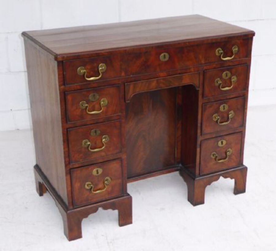 George III Mahogany Kneehole Desk