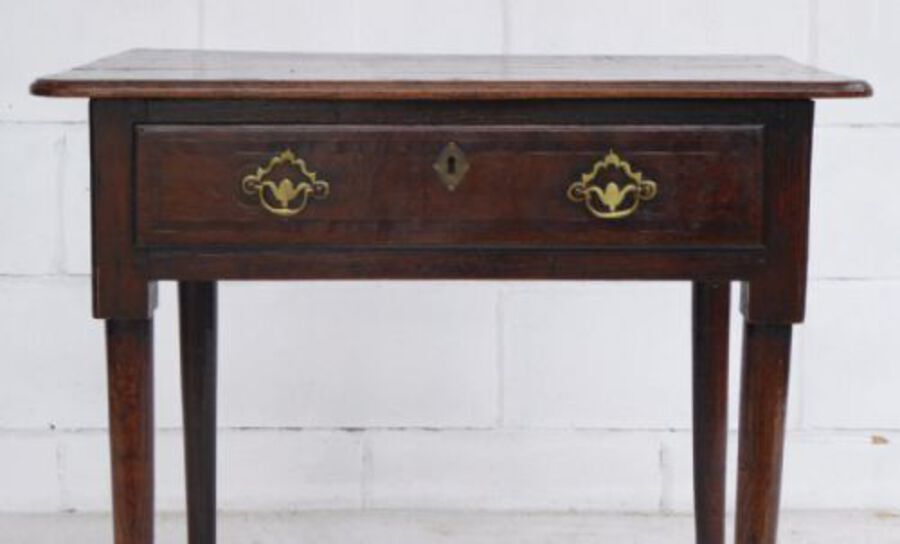 George III Oak Lowboy