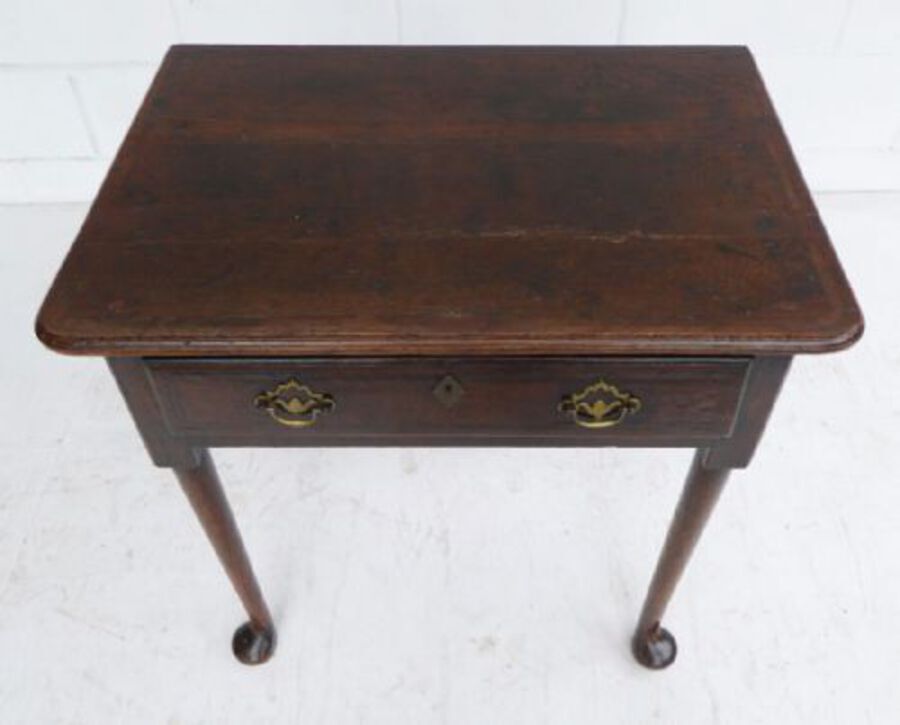Antique George III Oak Lowboy